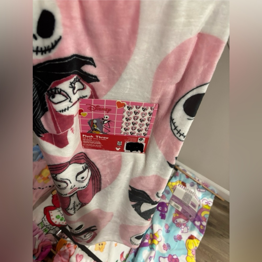 Nightmare before christmas valentines blanket